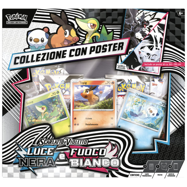 Collezione Starter Luce Nera e Fuoco Bianco con Poster