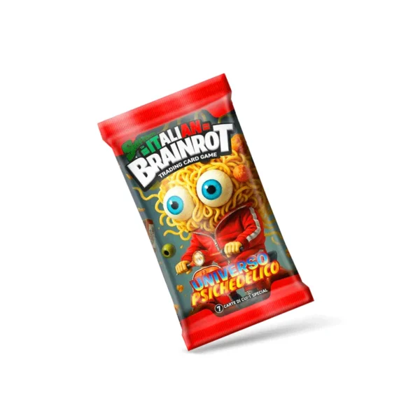 Skifidol italian brainrot – 1 bustina 7 carte + 1 special – universo psichedelico - immagine 3