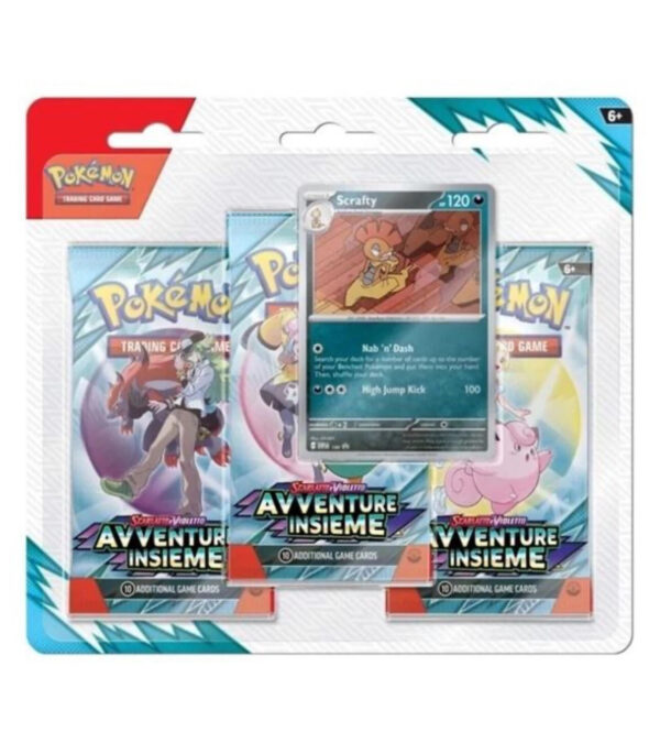 Avventure Insieme - Blister 3 Buste con Carta Promo Scrafty