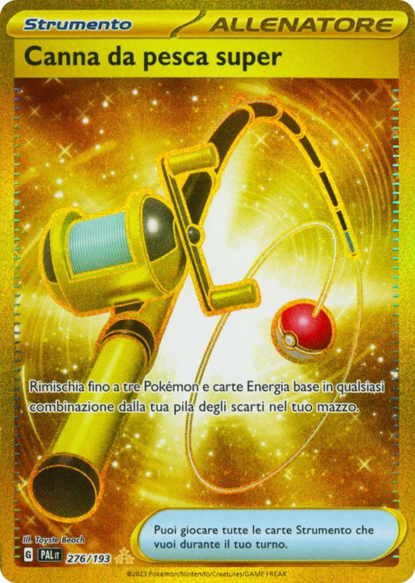 276/193 Canna da Pesca Super Gold Rara Segreta ITA – NEAR MINT