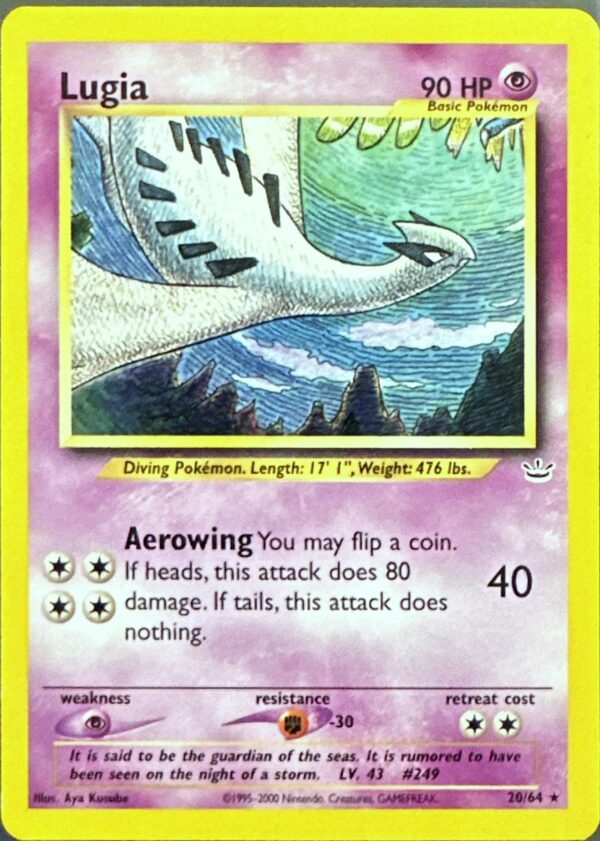 020/064 Lugia Rara Unlimited (EN) – EXCELLENT (EX)