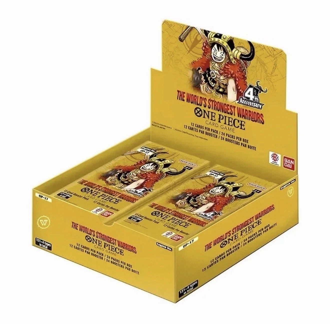 One Piece Card Game: OP-17 Sealed Case (12 Booster Box) – English Edition