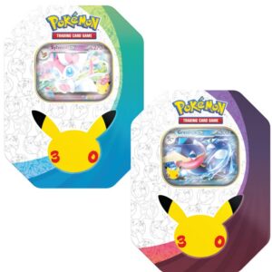 Tin da Collezione 30° Anniversario Sylveon-ex e Greninja-ex (ITA -1PZ Random )